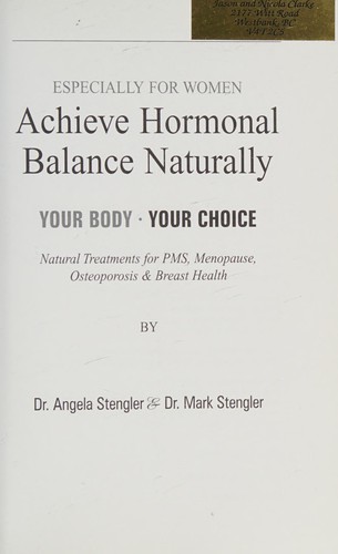 Cover for Achieve Hormonal Balance Naturally