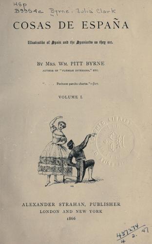 Cover for Cosas de España