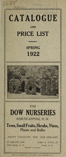 Cover for Catalogue and price list