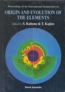 Cover for Proceedings of the International Symposium on Origin and Evolution of the Elements, Tokyo, Japan, 16-17 October 1992