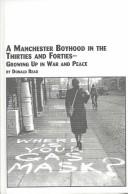 Cover for A Manchester boyhood in the thirties and forties