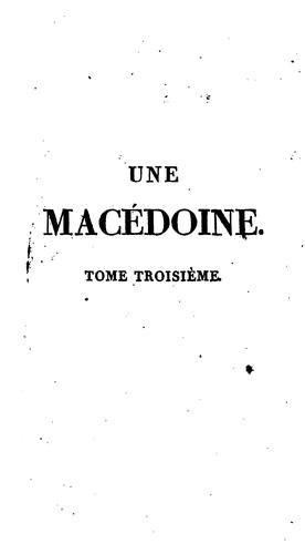 Cover for Une Macédoine 4 tom