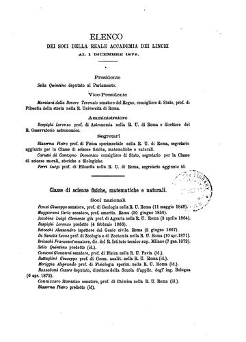 Cover for atti della r. accademia dei lincei
