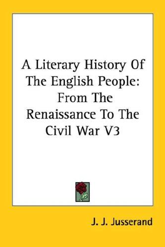 Cover for A Literary History Of The English People