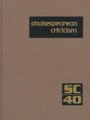 Cover for SC Volume 40 Shakespearean Criticism