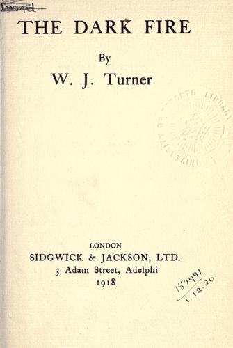 Cover for The dark fire.