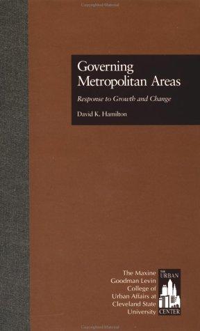 Cover for Governing metropolitan areas