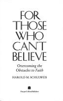 Cover for For those who can't believe