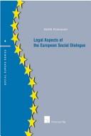 Cover for Legal aspects of the European social dialogue