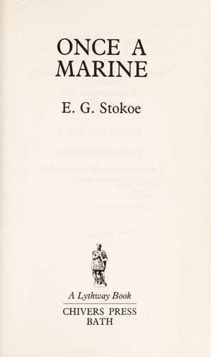 Cover for Once a Marine