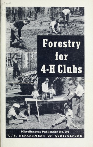 Cover for Forestry for 4-H Clubs