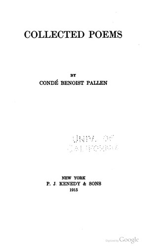 Cover for Collected poems