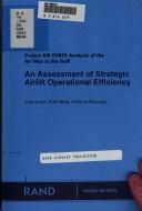 Cover for Project AIR FORCE Analysis of the Air War in the Gulf 