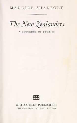 Cover for The New Zealanders