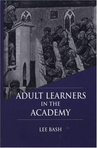 Cover for Adult Learners in the Academy (JB - Anker Series)