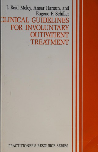 Cover for Clinical guidelines for involuntary outpatient treatment