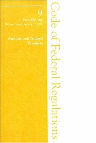 Cover for 2006 09 CFR 200-END (Department of Agriculture)