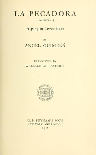 Cover for La pecadora (Daniela)