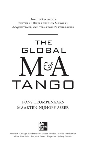 Cover for The global M&A tango