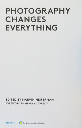 Cover for Photography changes everything
