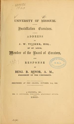 Cover for Installation exercises