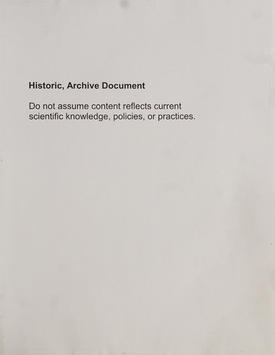 Cover for Weed-initiated pest risk assessment