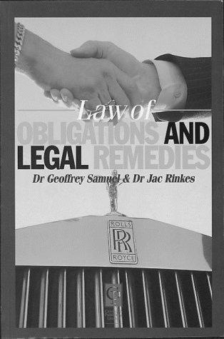 Cover for Law Of Obligations And Legal Remedies