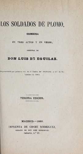 Cover for Los soldados de plomo