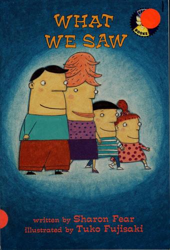 Cover for What we saw