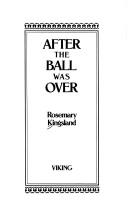 Cover for After the ball was over