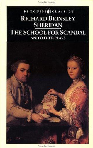 Cover for The rivals ; The critic ; The school for scandal