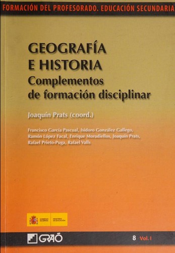 Cover for Geografía e Historia. Complementos de formación disciplinar