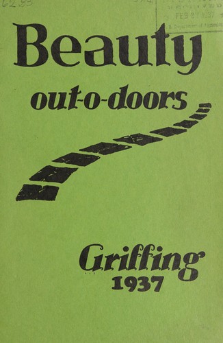 Cover for Beauty out-o-doors, Griffing 1937