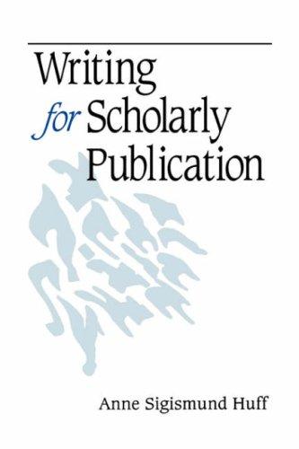 Cover for Writing for scholarly publication