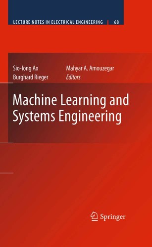 Cover for Machine Learning and Systems Engineering