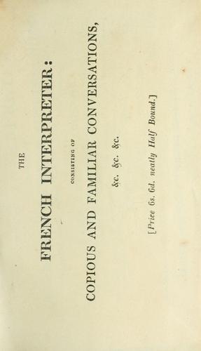 Cover for The French interpreter