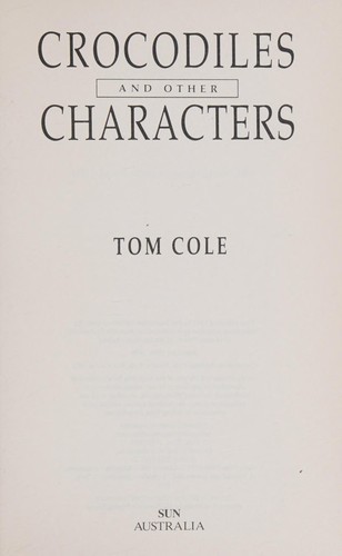 Cover for Crocodiles and Other Characters