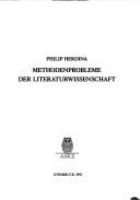 Cover for Methodenprobleme der Literaturwissenschaft