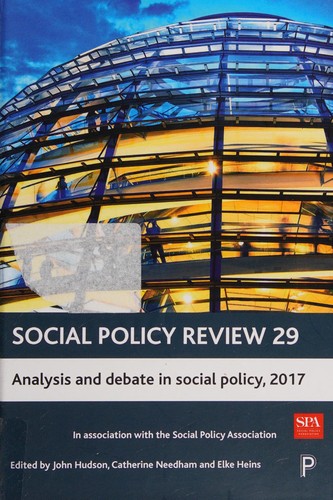 Cover for Social Policy Review 29