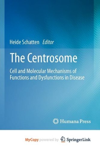 Cover for The Centrosome