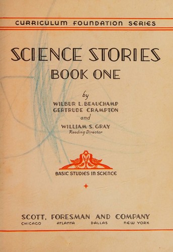 Cover for Science Stories Book One