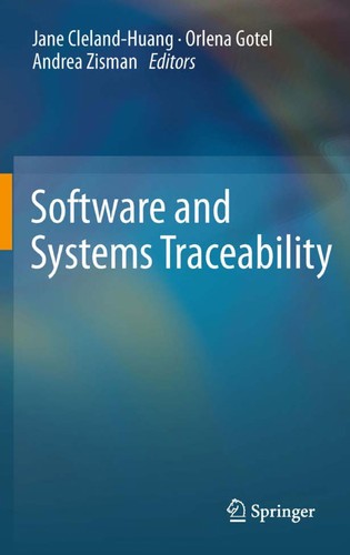 Cover for Software and systems traceability