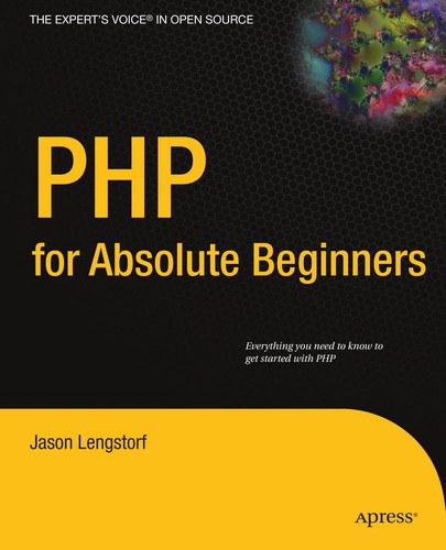 Cover for PHP for absolute beginners
