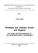Cover for Christoph and Andreas Arnold and England