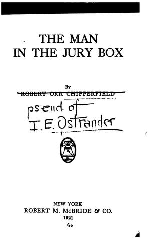 Cover for The man in the jury box