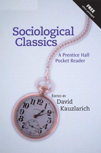 Cover for Sociological classics