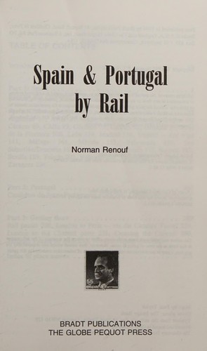 Cover for Spain & Portugal by rail