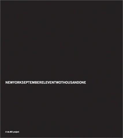 Cover for New York September Eleven Two Thousand One