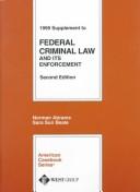Cover for 1999 Supplement to Federal Criminal Law and Its Enforcement