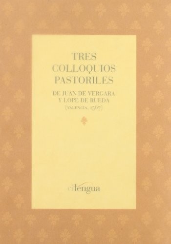 Cover for Tres colloquios pastoriles